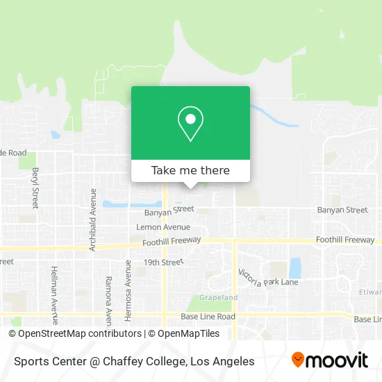 Mapa de Sports Center @ Chaffey College