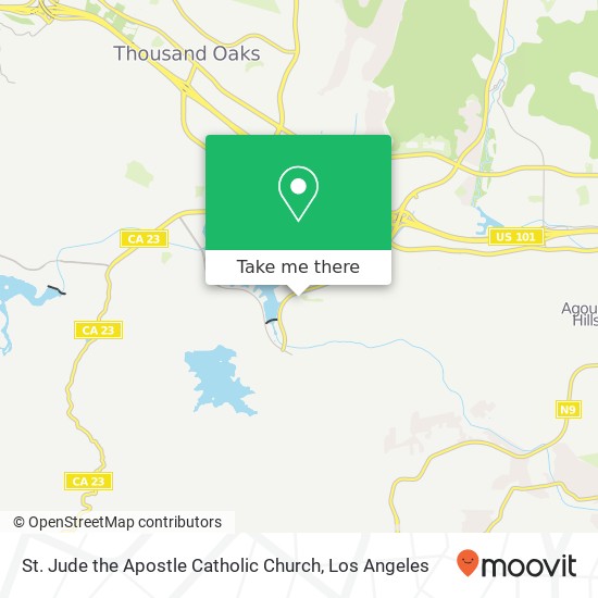 Mapa de St. Jude the Apostle Catholic Church