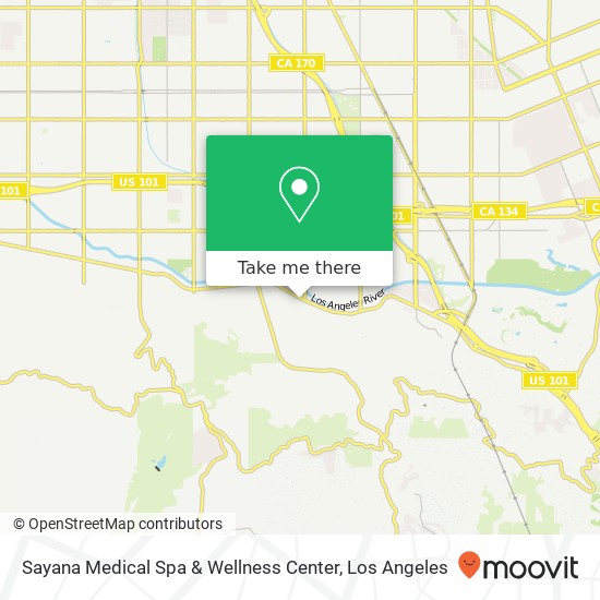 Mapa de Sayana Medical Spa & Wellness Center