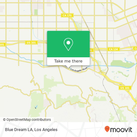 Blue Dream LA map