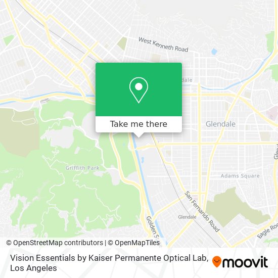 Vision Essentials by Kaiser Permanente Optical Lab map