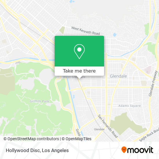 Mapa de Hollywood Disc