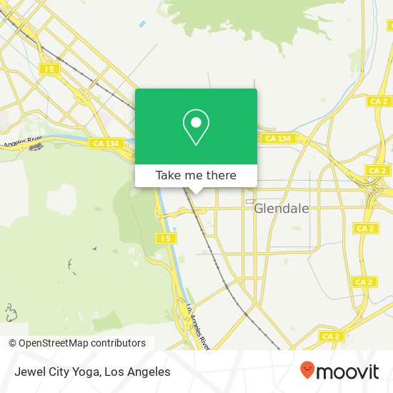 Jewel City Yoga map