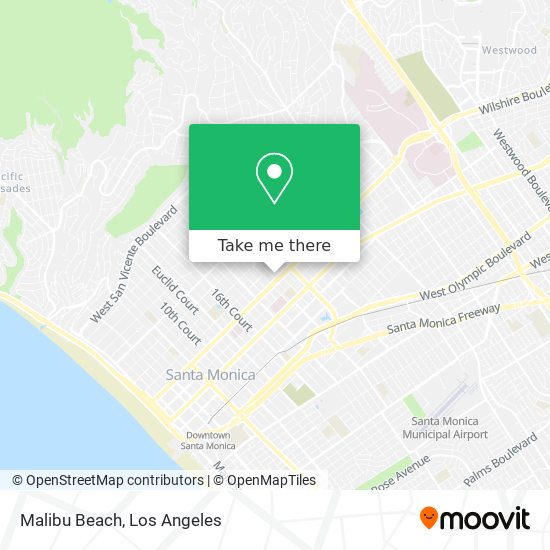 Malibu Beach map