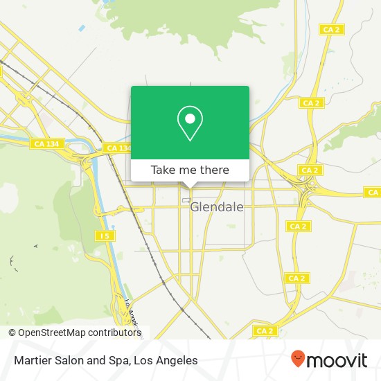 Mapa de Martier Salon and Spa