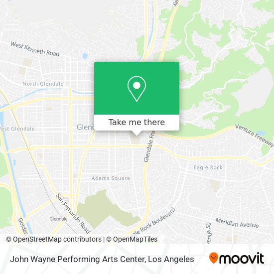 John Wayne Performing Arts Center map