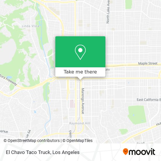 El Chavo Taco Truck map