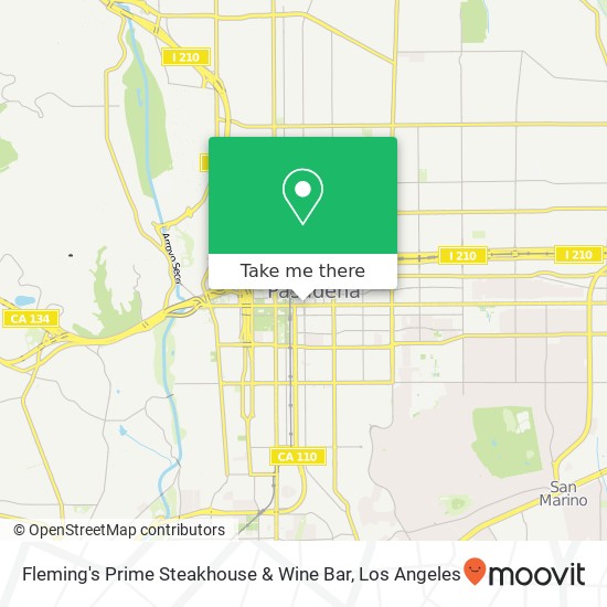 Fleming's Prime Steakhouse & Wine Bar map