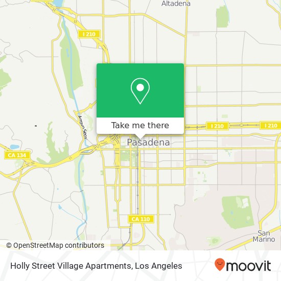 Holly Street Village Apartments map