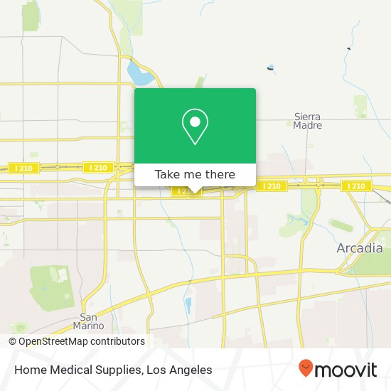 Mapa de Home Medical Supplies