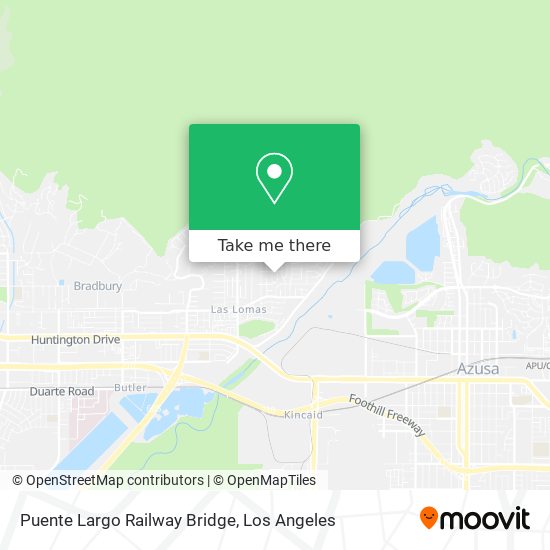 Puente Largo Railway Bridge map