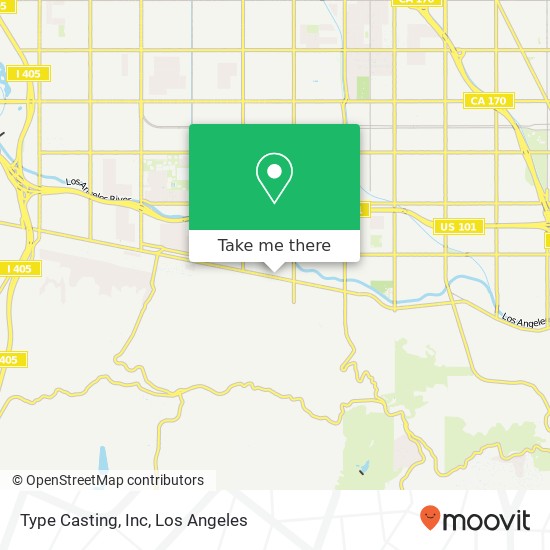 Type Casting, Inc map