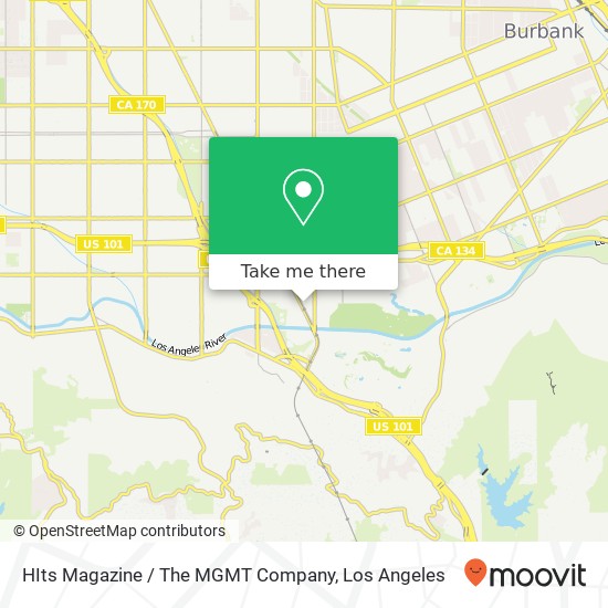 Mapa de HIts Magazine / The MGMT Company