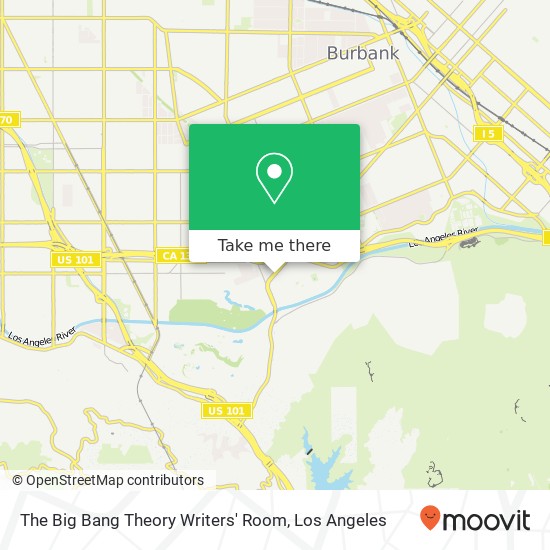 Mapa de The Big Bang Theory Writers' Room