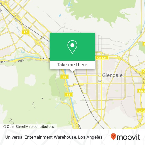 Mapa de Universal Entertainment Warehouse