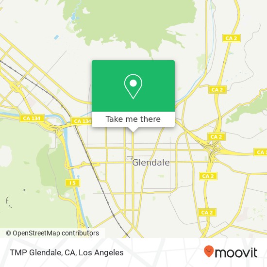 Mapa de TMP Glendale, CA