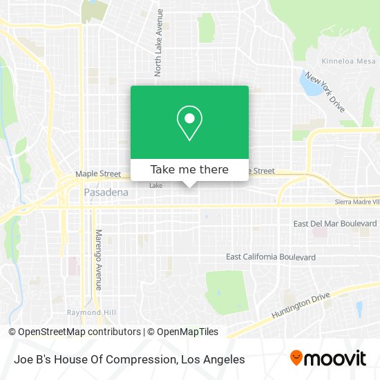 Mapa de Joe B's House Of Compression