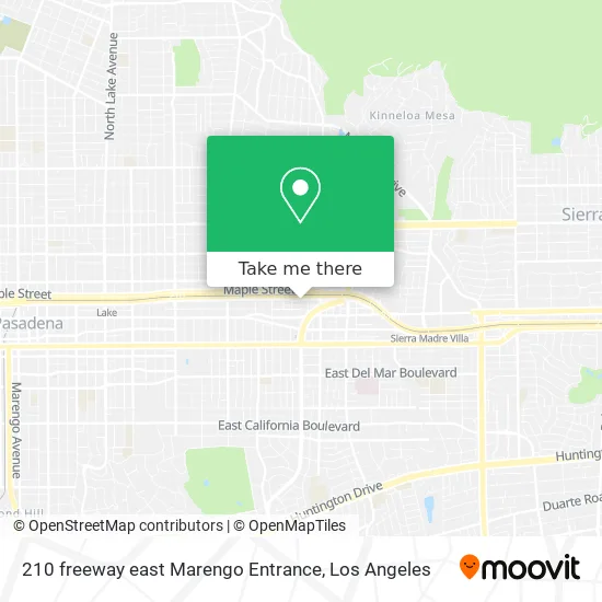 Directions To 210 Freeway How To Get To 210 Freeway East Marengo Entrance In Pasadena By Bus, Light  Rail Or Subway?