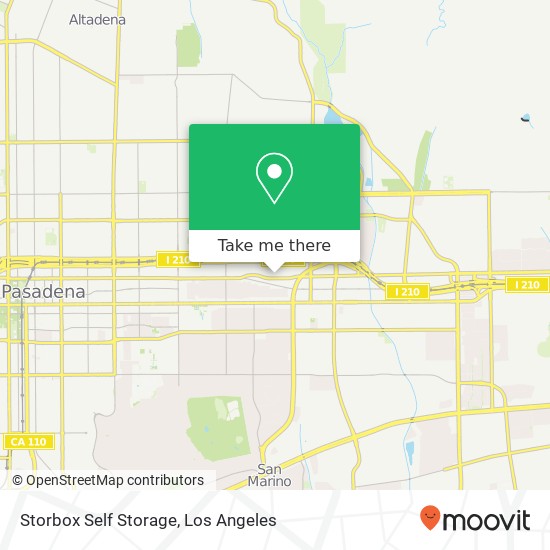 Storbox Self Storage map