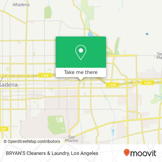 BRYAN'S Cleaners & Laundry map