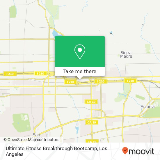 Ultimate Fitness Breakthrough Bootcamp map