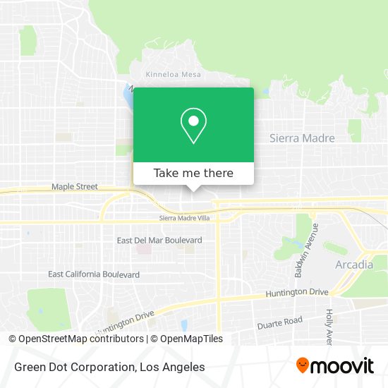 Mapa de Green Dot Corporation