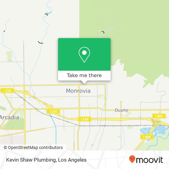 Mapa de Kevin Shaw Plumbing