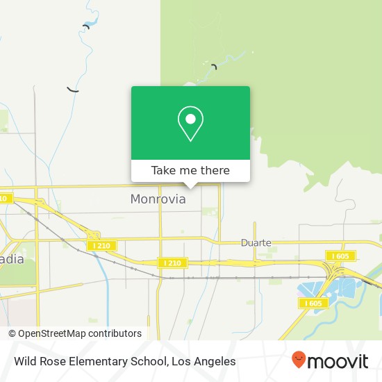 Mapa de Wild Rose Elementary School