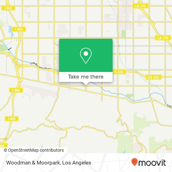 Mapa de Woodman & Moorpark