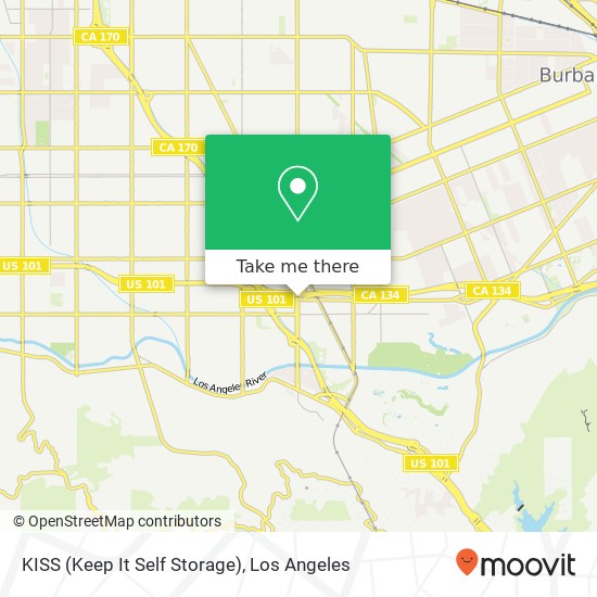 KISS (Keep It Self Storage) map