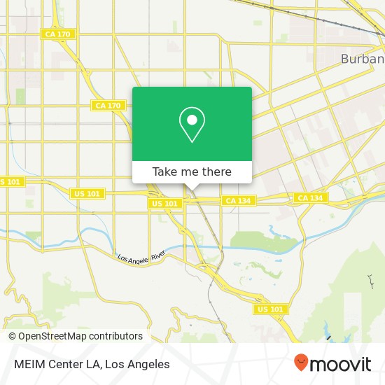 MEIM Center LA map