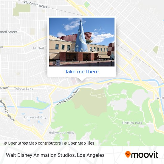 Mapa de Walt Disney Animation Studios
