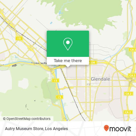 Autry Museum Store map