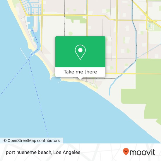 port hueneme beach map