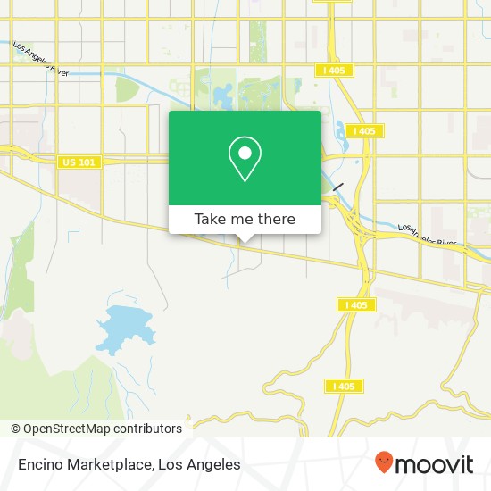 Mapa de Encino Marketplace