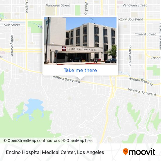 Mapa de Encino Hospital Medical Center