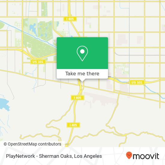 PlayNetwork - Sherman Oaks map