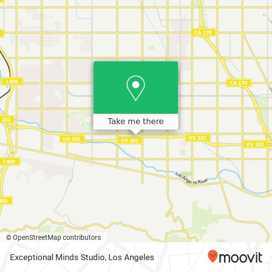 Exceptional Minds Studio map