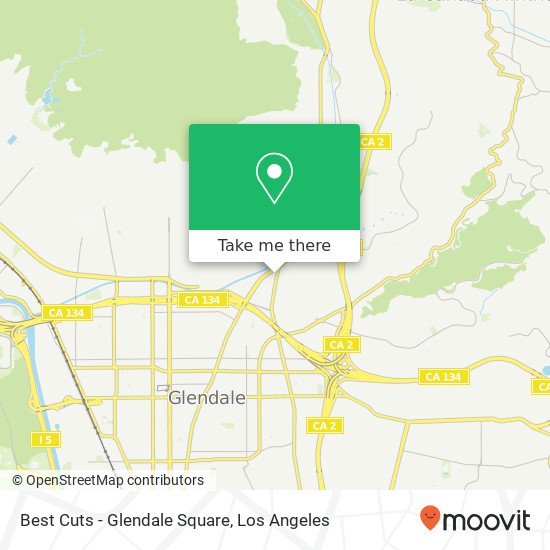 Best Cuts - Glendale Square map