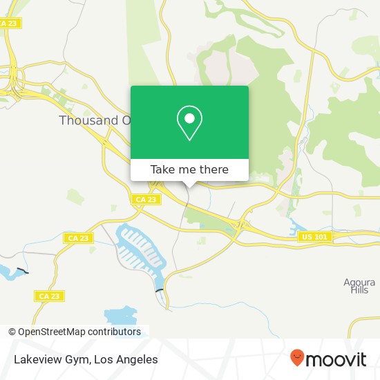 Mapa de Lakeview Gym