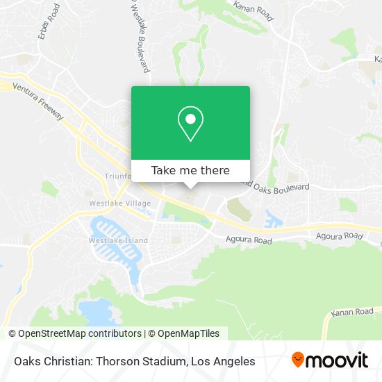 Oaks Christian: Thorson Stadium map