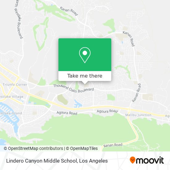 Lindero Canyon Middle School map