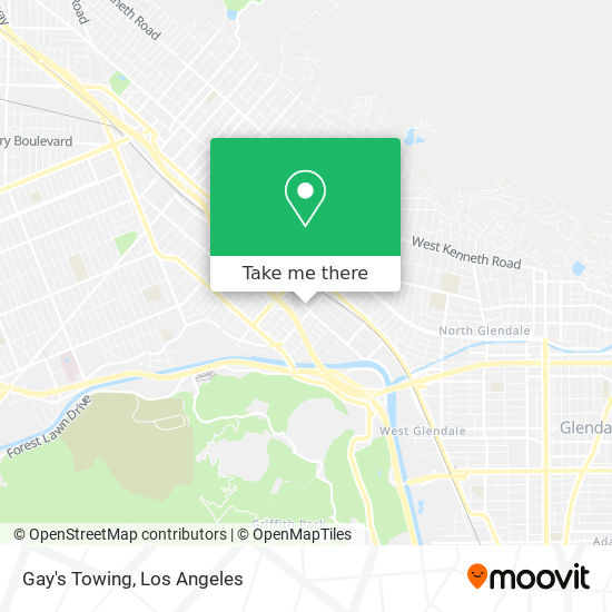 Mapa de Gay's Towing
