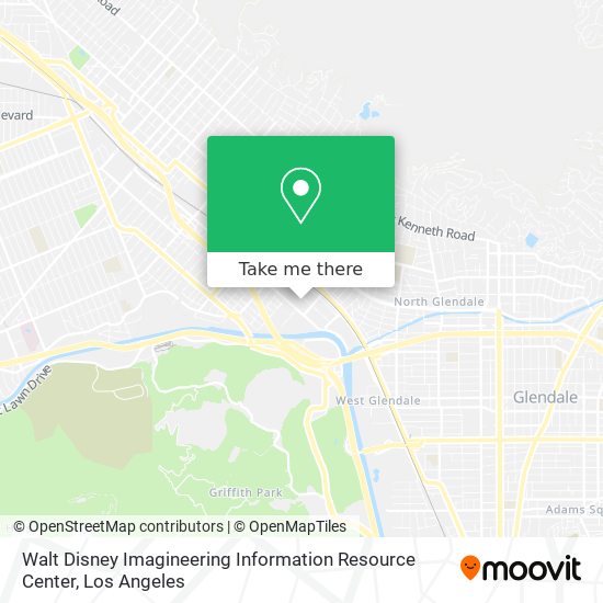 Walt Disney Imagineering Information Resource Center map