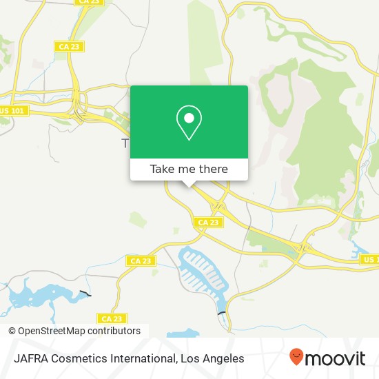 Mapa de JAFRA Cosmetics International