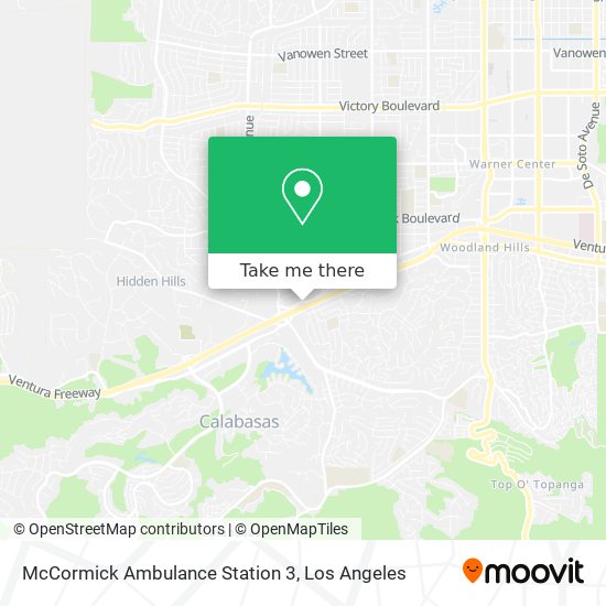 McCormick Ambulance Station 3 map