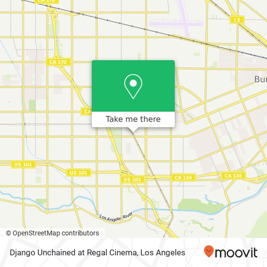 Mapa de Django Unchained at Regal Cinema