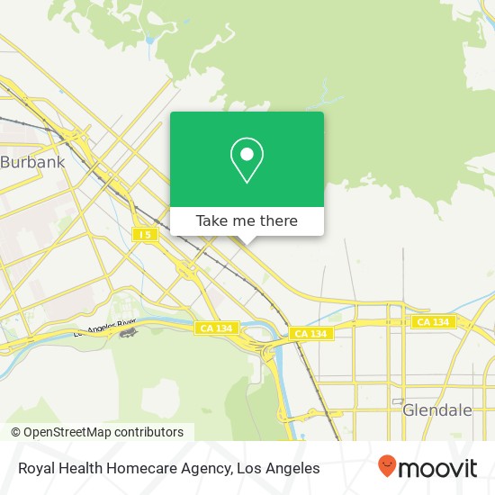 Royal Health Homecare Agency map