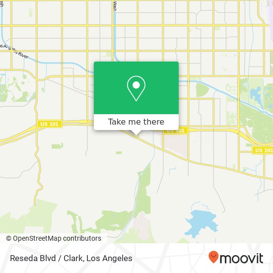 Reseda Blvd / Clark map