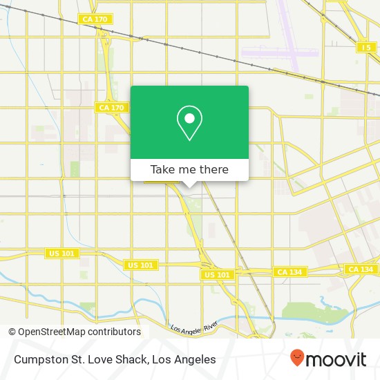 Cumpston St. Love Shack map